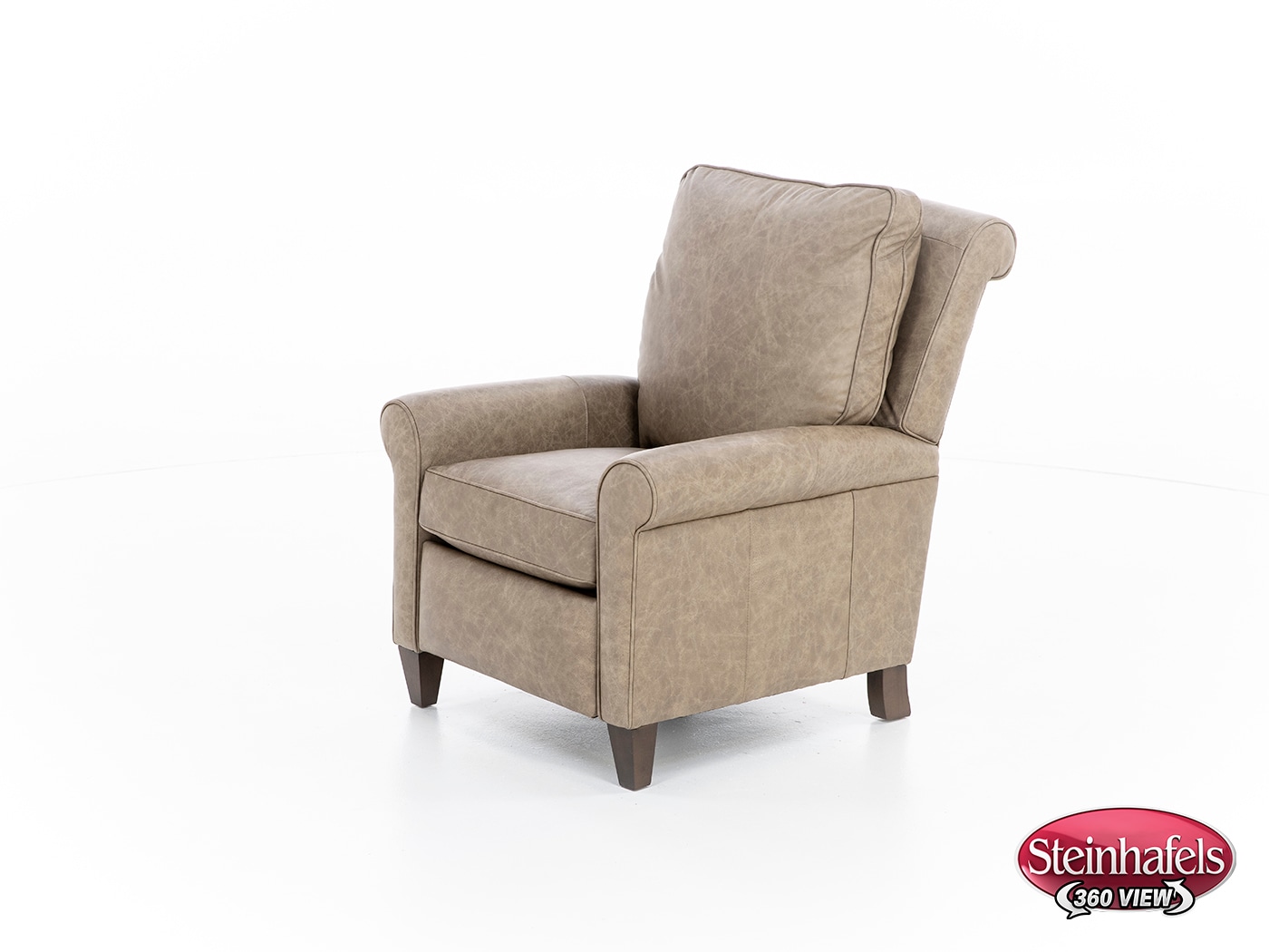 king hickory brown recliner  image   