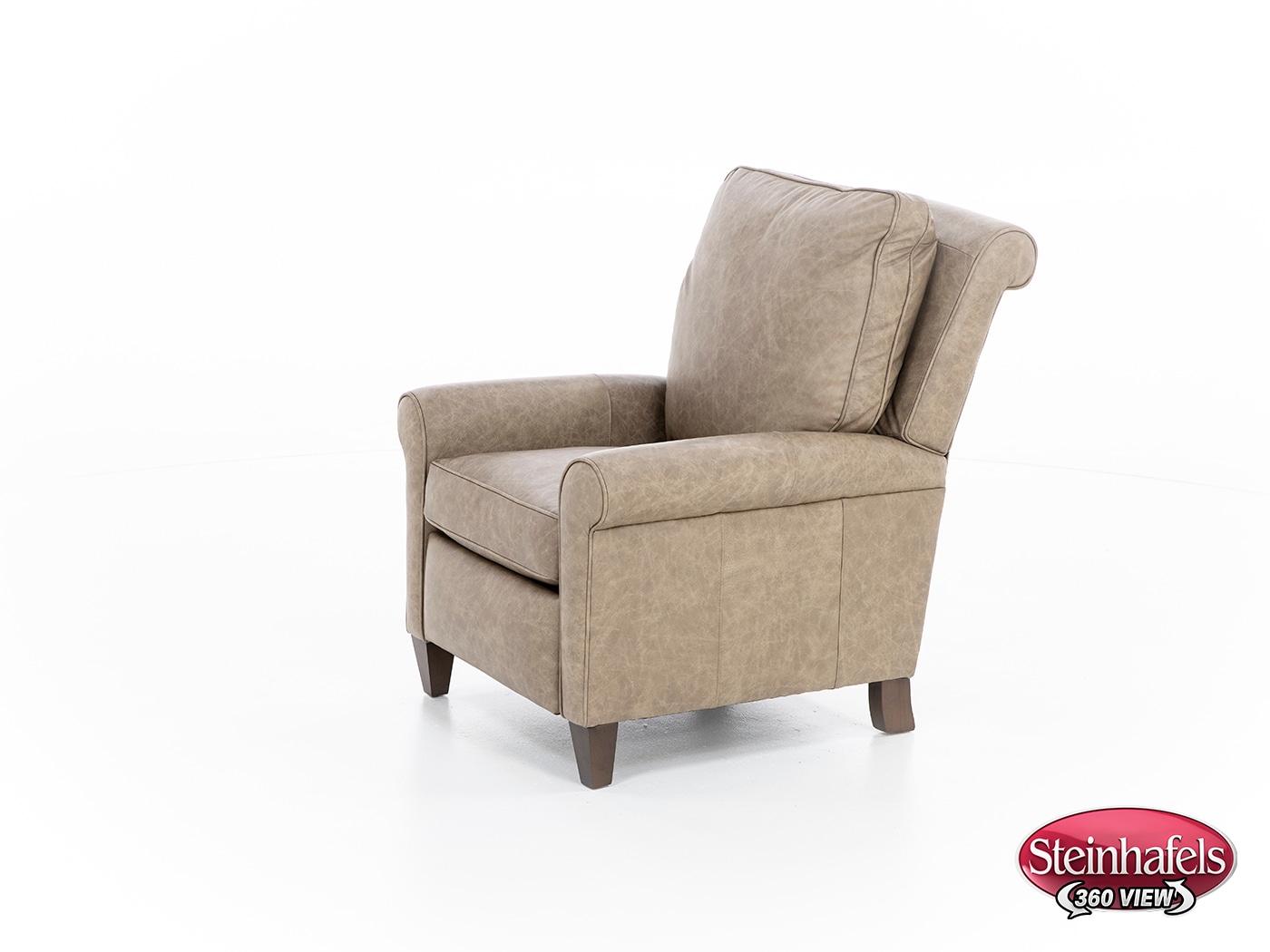 king hickory brown recliner  image   