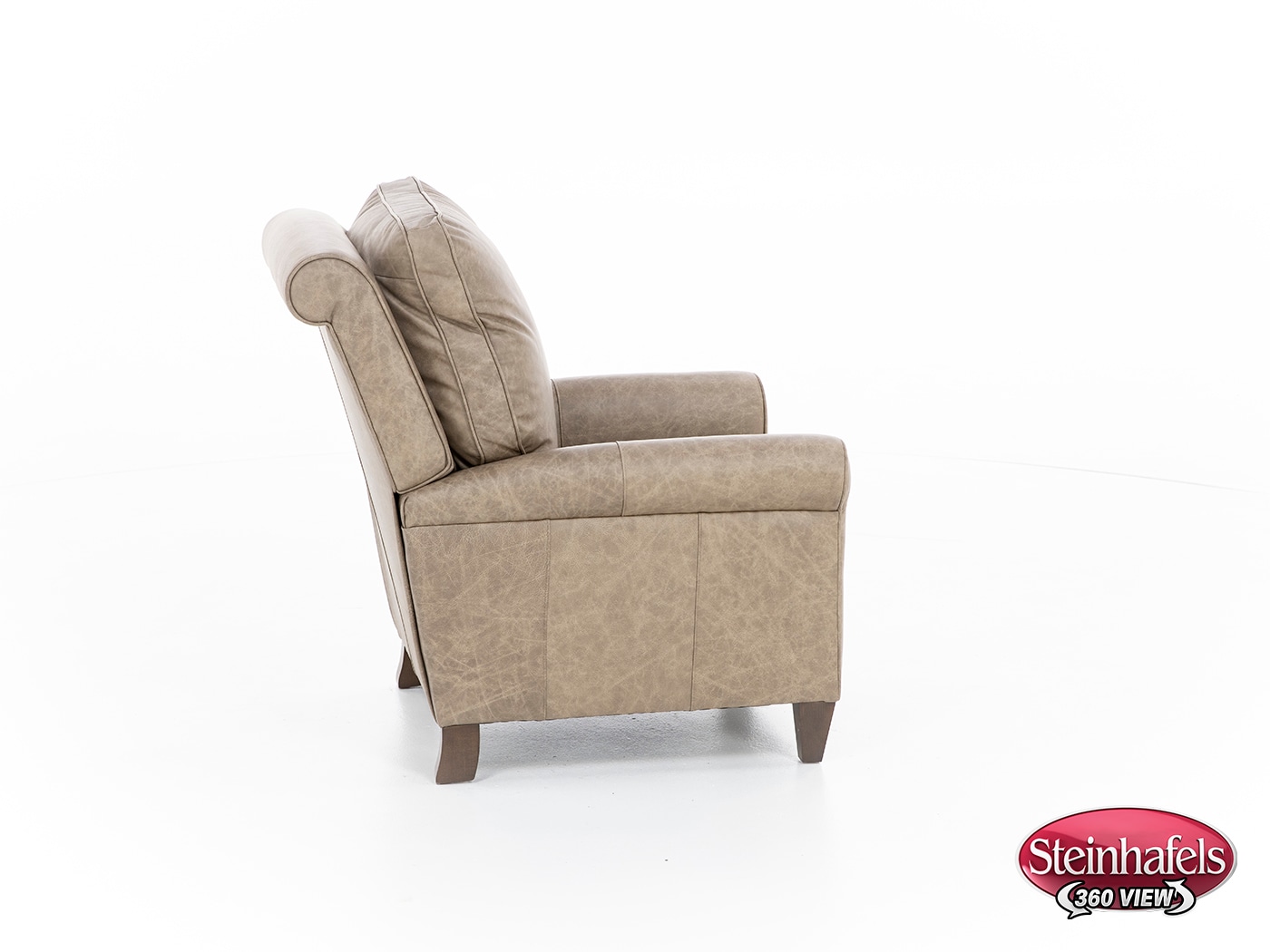 king hickory brown recliner  image   