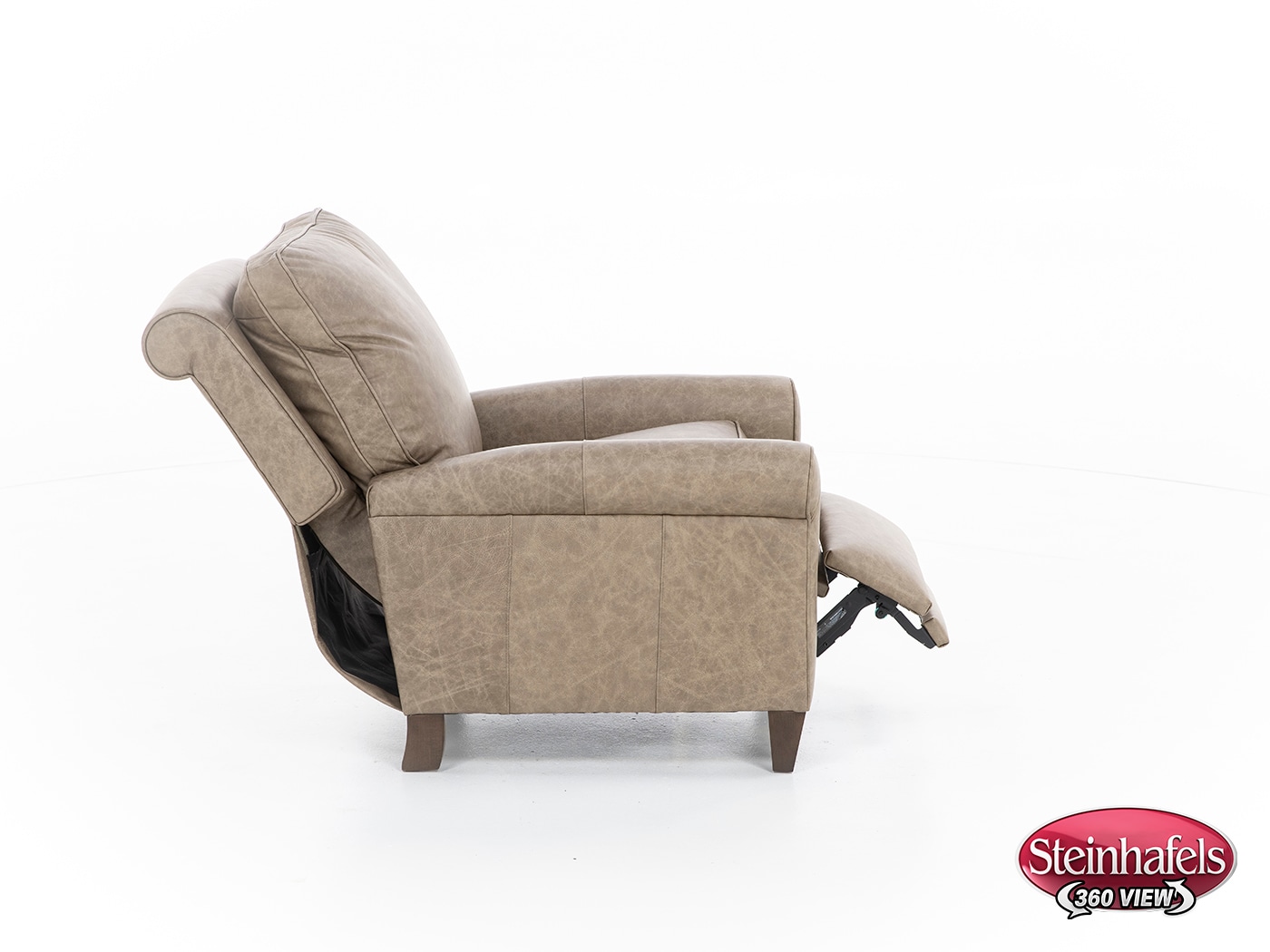 king hickory brown recliner  image   