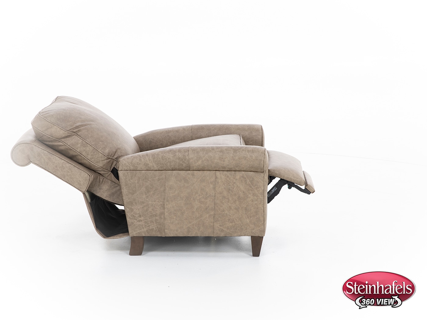 king hickory brown recliner  image   