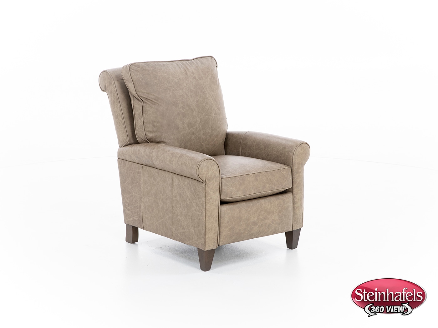 king hickory brown recliner  image   