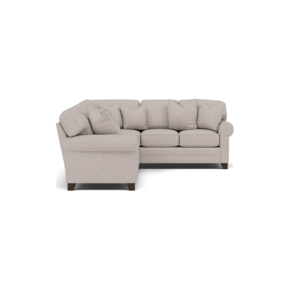 king hickory brown sta fab sectional pieces pkg  
