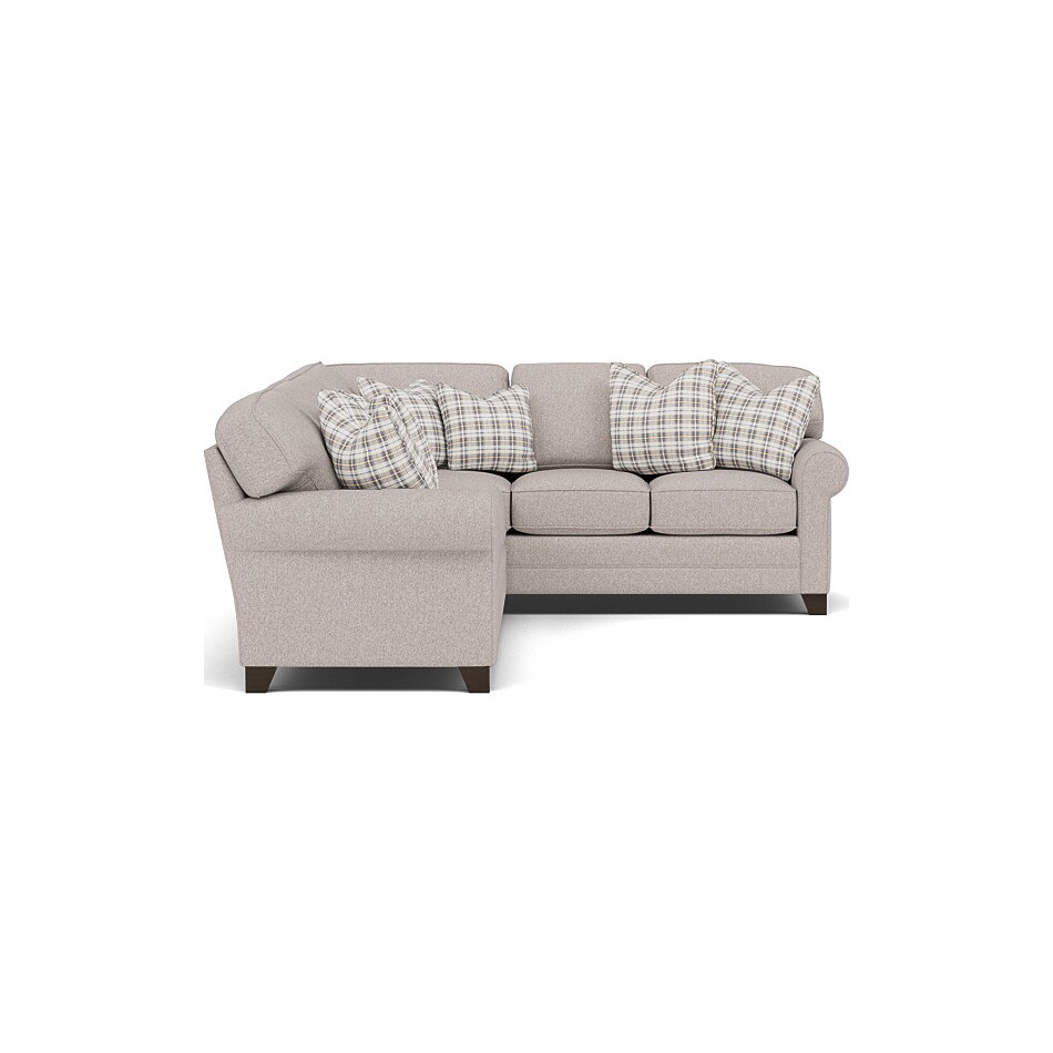 king hickory brown sta fab sectional pieces pkg  