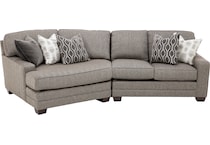 king hickory brown sta fab sectional pieces pkg  