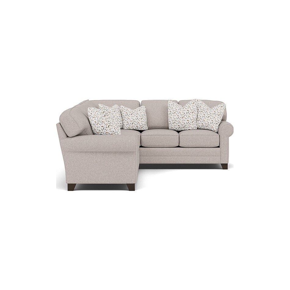 king hickory brown sta fab sectional pieces pkg  