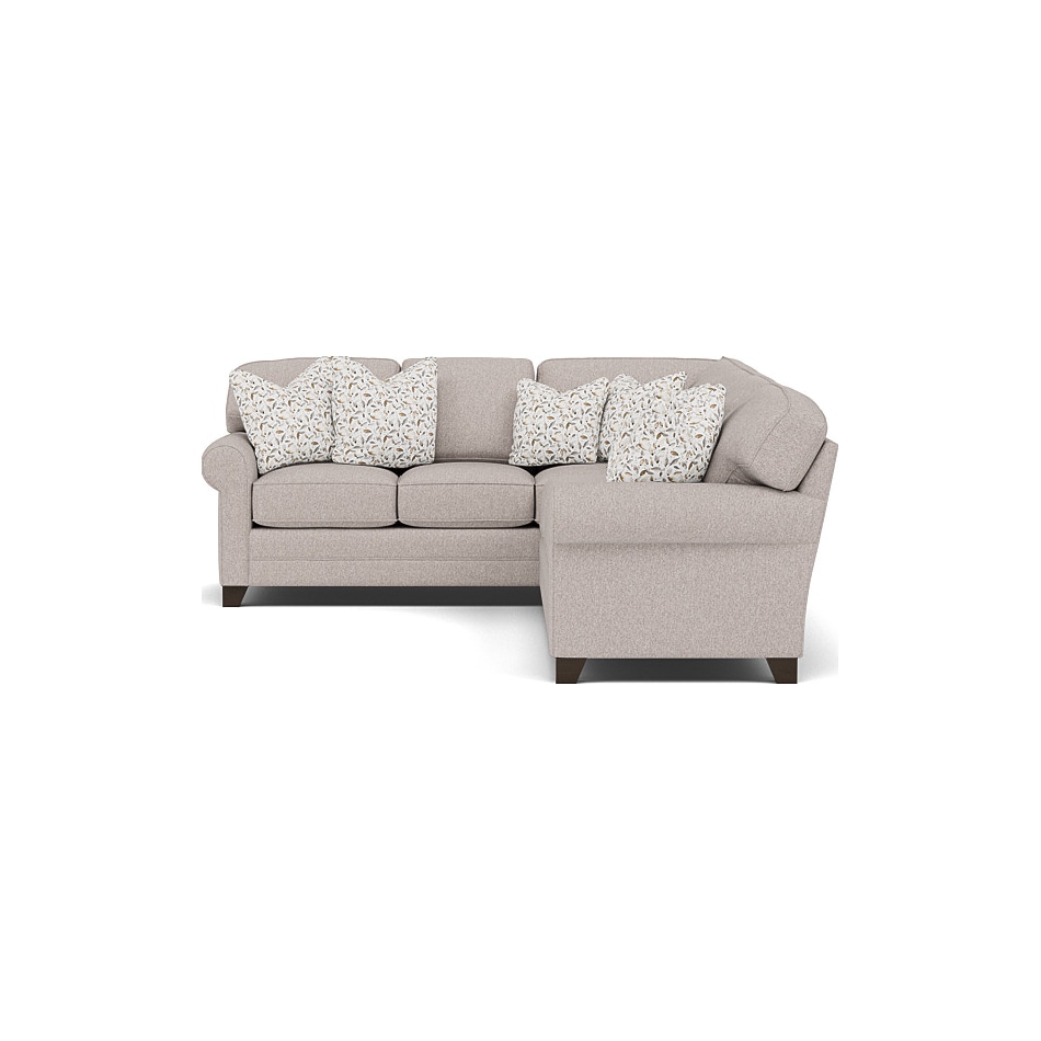 king hickory brown sta fab sectional pieces pkg  
