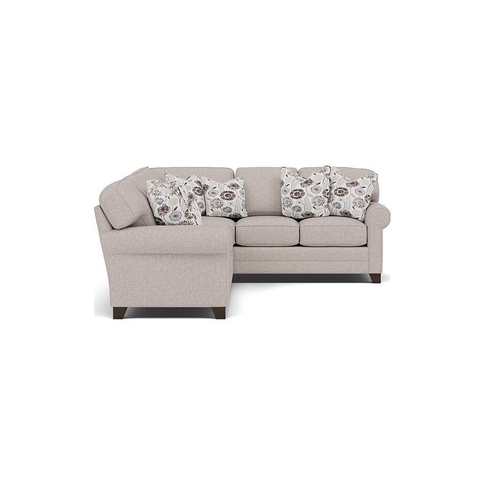 king hickory brown sta fab sectional pieces pkg  