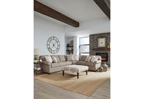 king hickory brown sta fab sectional pieces zpkg  