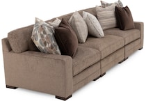 king hickory brown sta fab sectional pieces pkg  