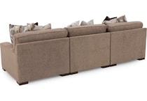 king hickory brown sta fab sectional pieces pkg  