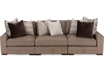king hickory brown sta fab sectional pieces pkg  