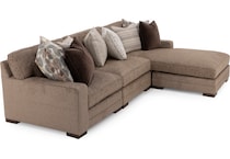king hickory brown sta fab sectional pieces pkg  