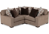 king hickory brown sta fab sectional pieces pkg  