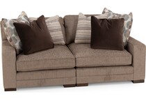 king hickory brown sta fab sectional pieces pkg  