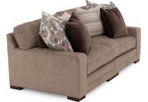 king hickory brown sta fab sectional pieces pkg  