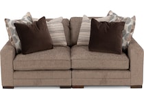 king hickory brown sta fab sectional pieces pkg  