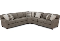 king hickory brown sta fab sectional pieces pkg  