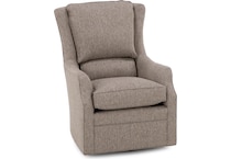 king hickory brown swivel chair z  