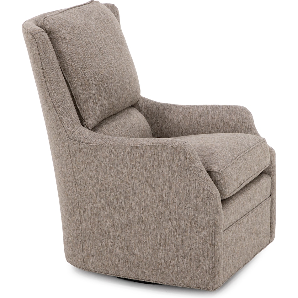 king hickory brown swivel chair z  