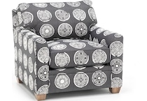 king hickory grey chair   