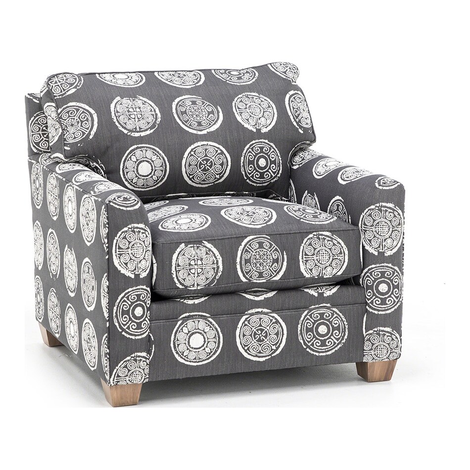 king hickory grey chair   