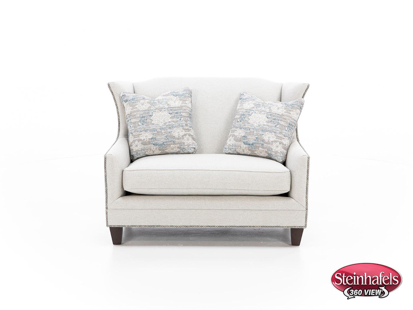 king hickory grey settee  image   