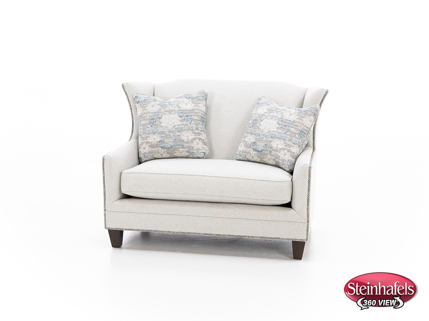 king hickory grey settee  image   