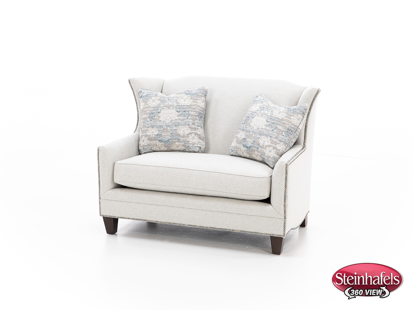 king hickory grey settee  image   