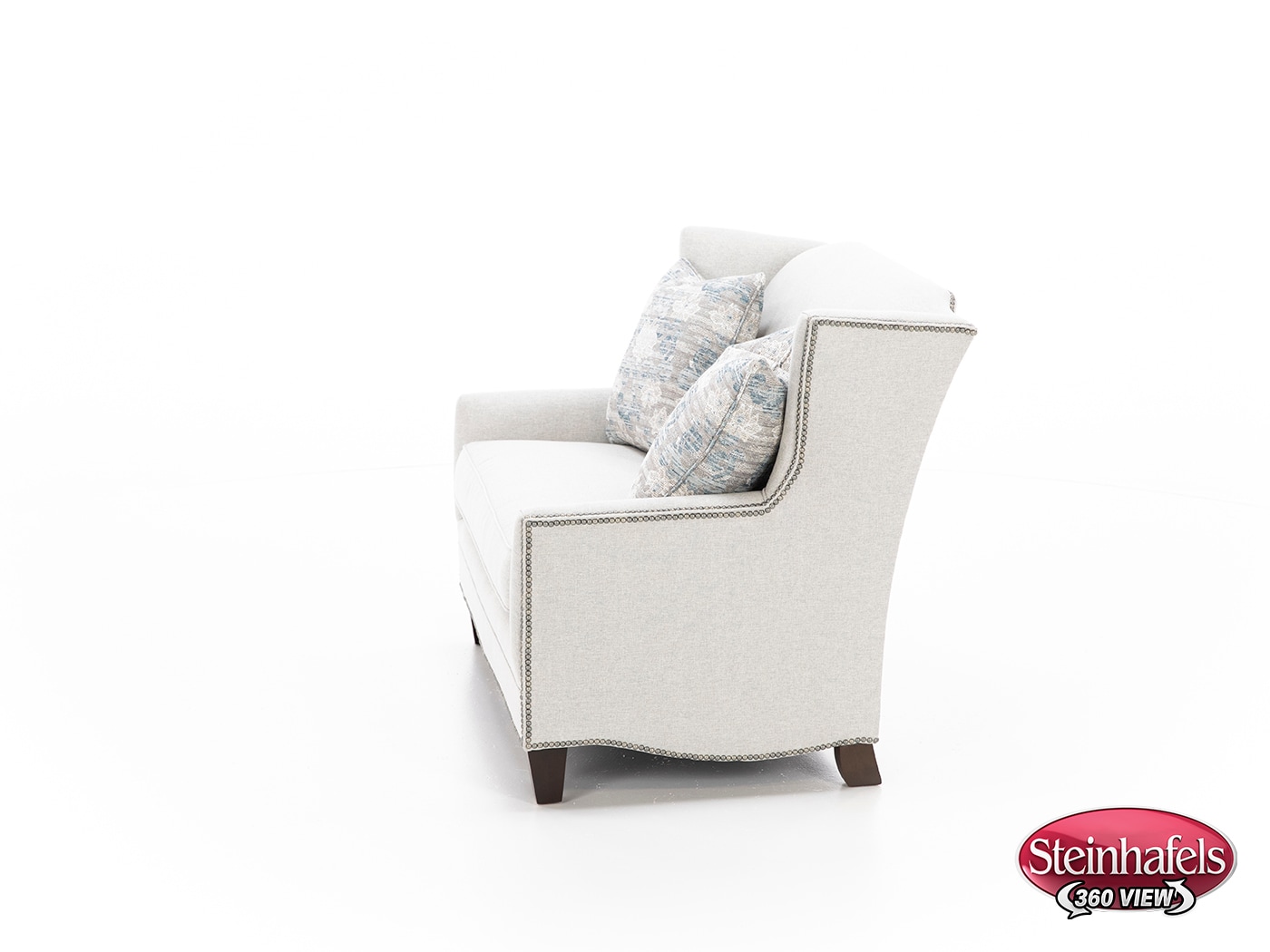 king hickory grey settee  image   