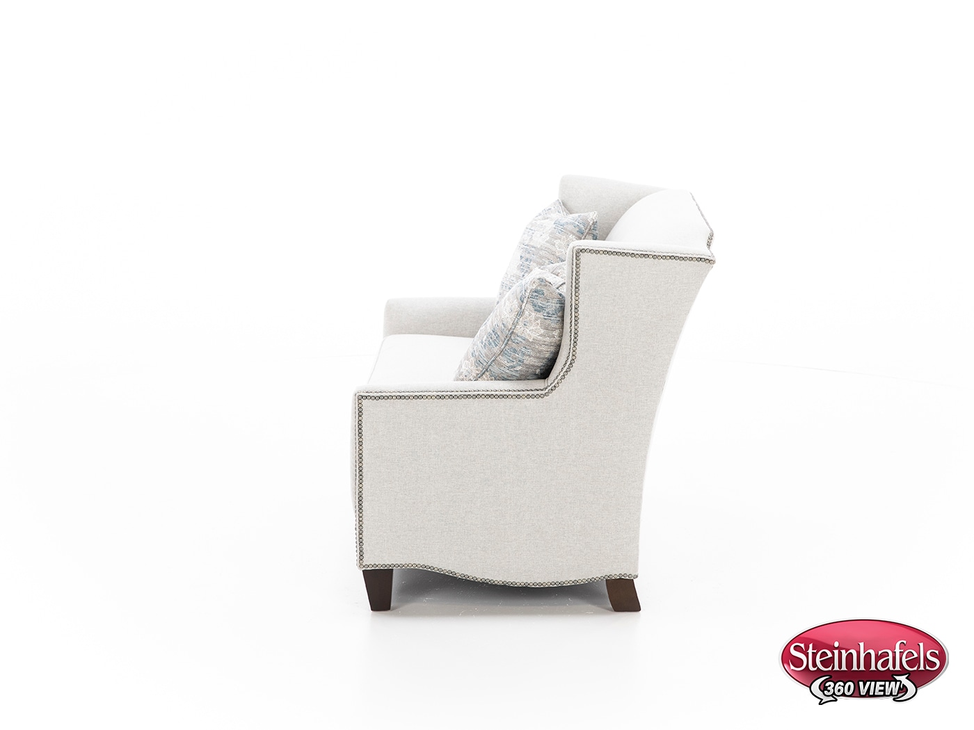 king hickory grey settee  image   