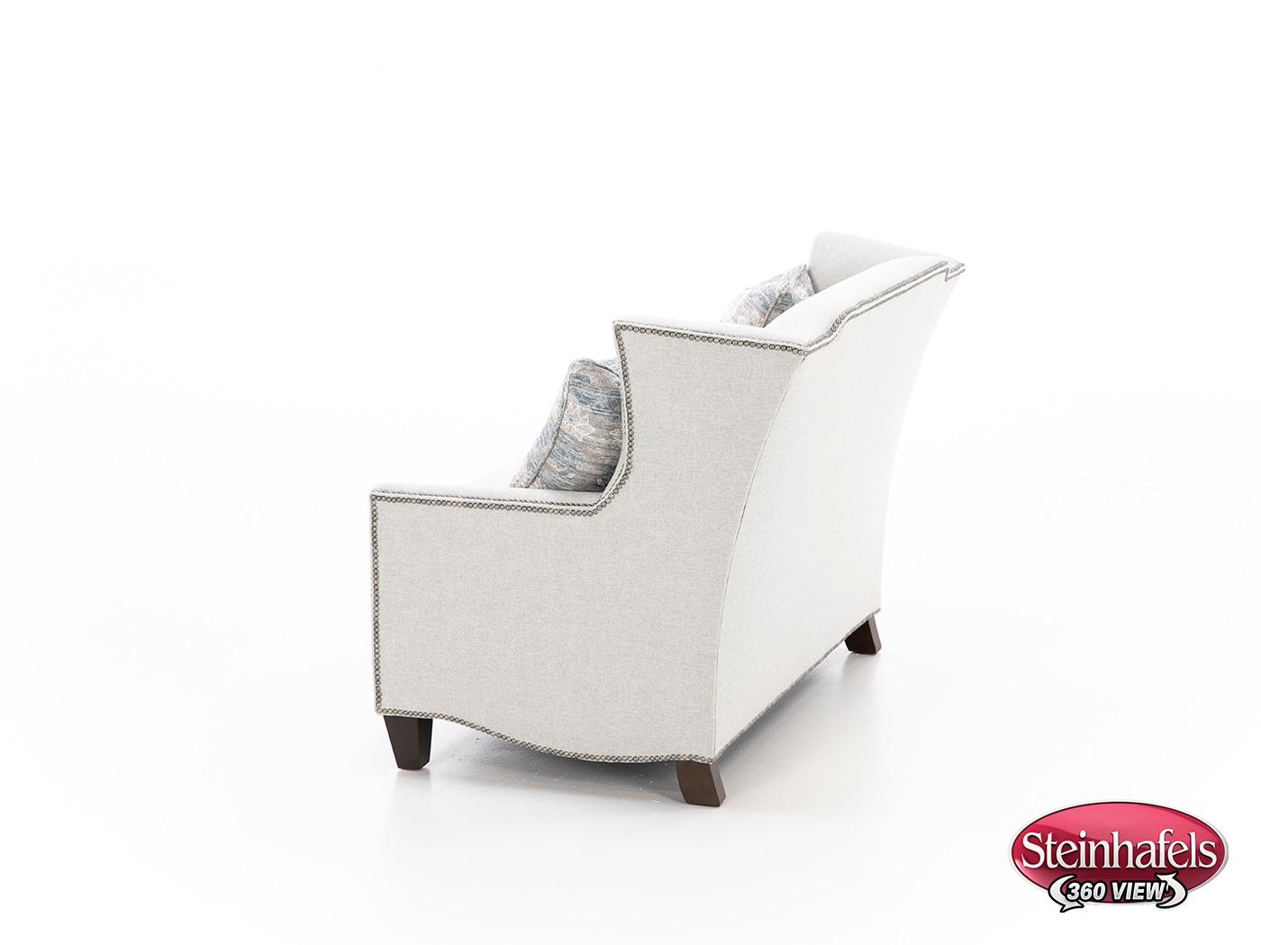 king hickory grey settee  image   