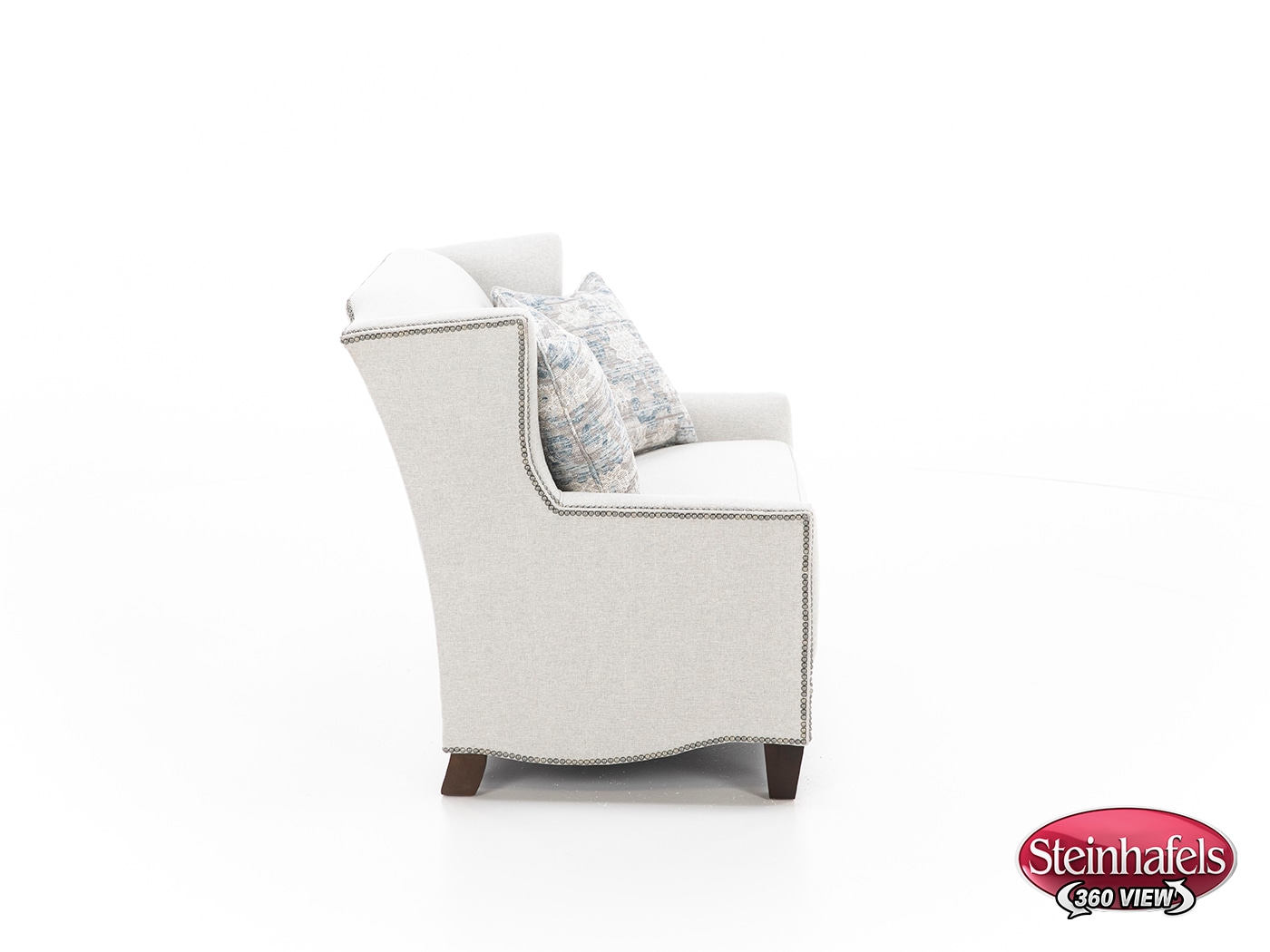 king hickory grey settee  image   