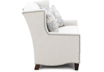 king hickory grey settee   