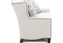 king hickory grey settee   