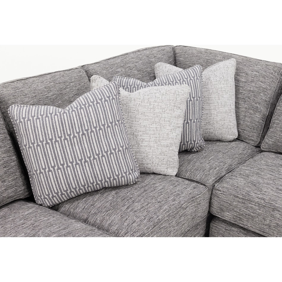king hickory grey sta fab sectional pieces pkg  