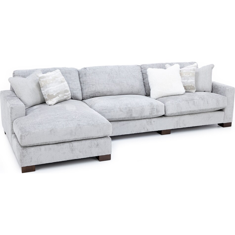 king hickory grey sta fab sectional pieces zpkg  
