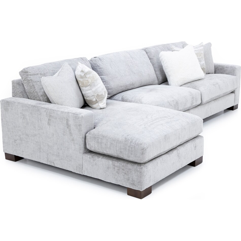 king hickory grey sta fab sectional pieces zpkg  