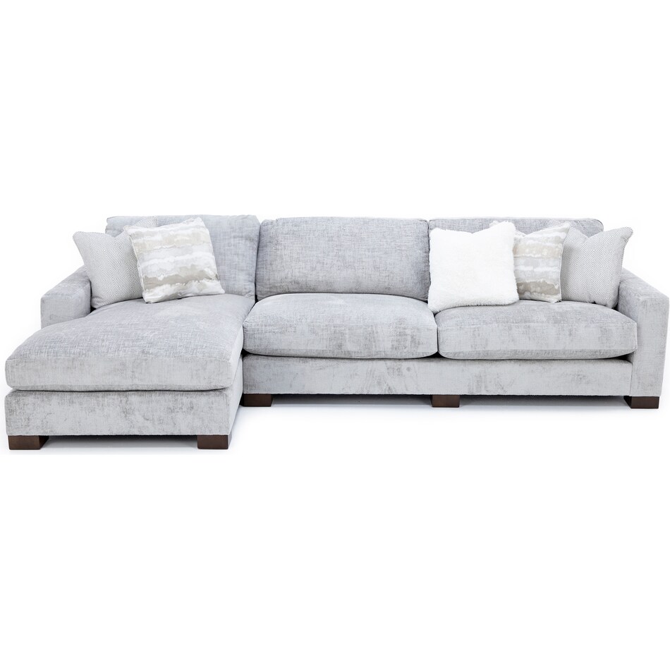 king hickory grey sta fab sectional pieces zpkg  