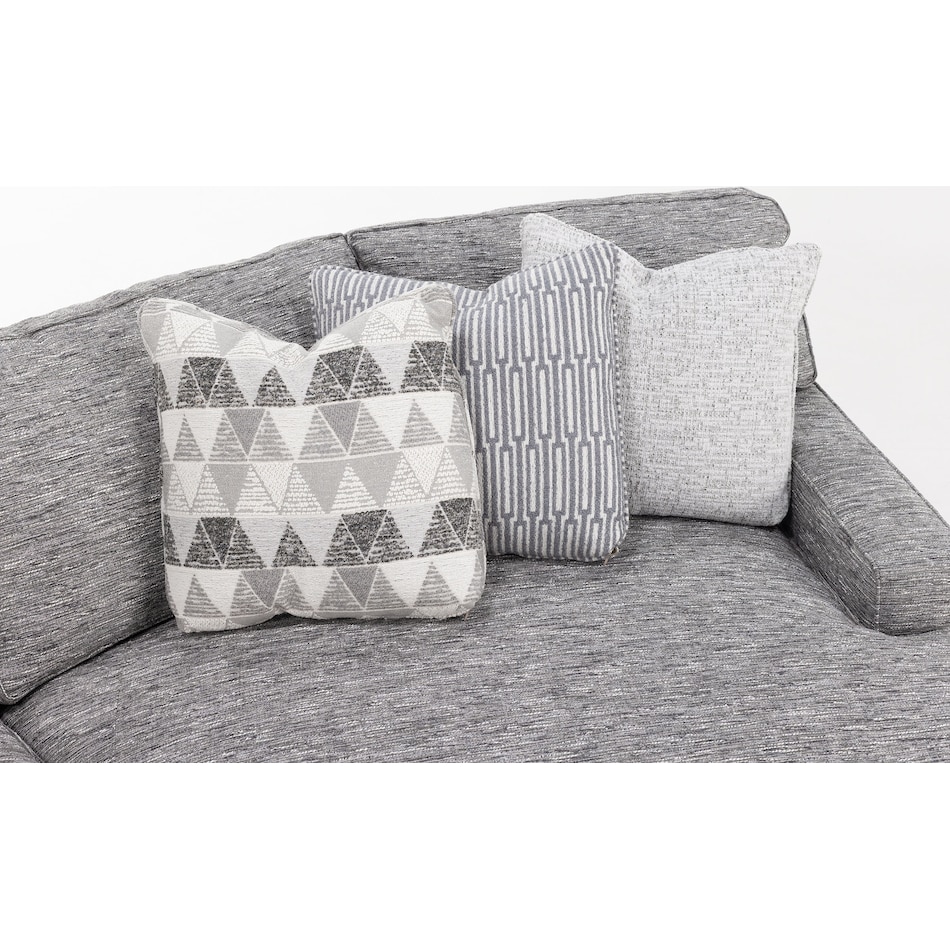 king hickory grey sta fab sectional pieces zpkg  