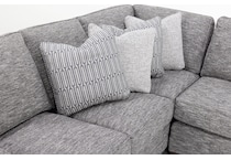king hickory grey sta fab sectional pieces zpkg  