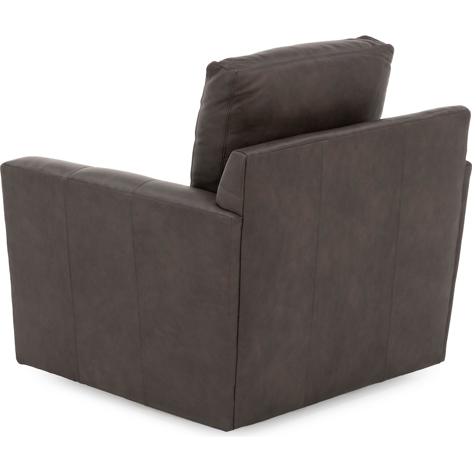 king hickory grey swivel chair z  