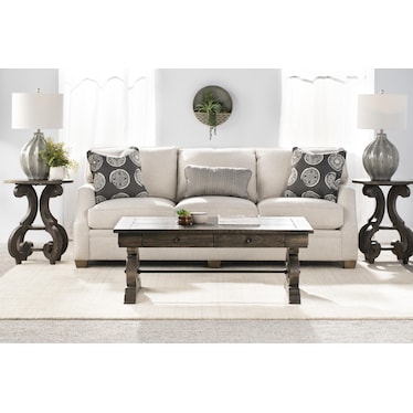 Benson Notched Arm Sofa