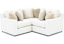 king hickory white sta fab sectional pieces pkg  