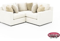 king hickory white sta fab sectional pieces  image pkg  