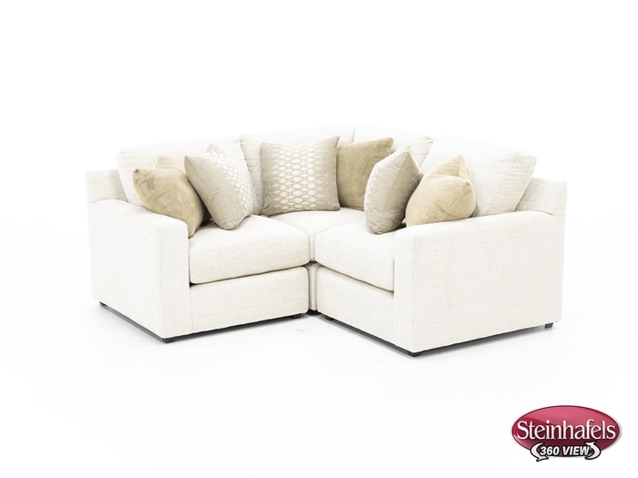 king hickory white sta fab sectional pieces  image pkg  