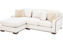 king hickory white sta fab sectional pieces pkg  