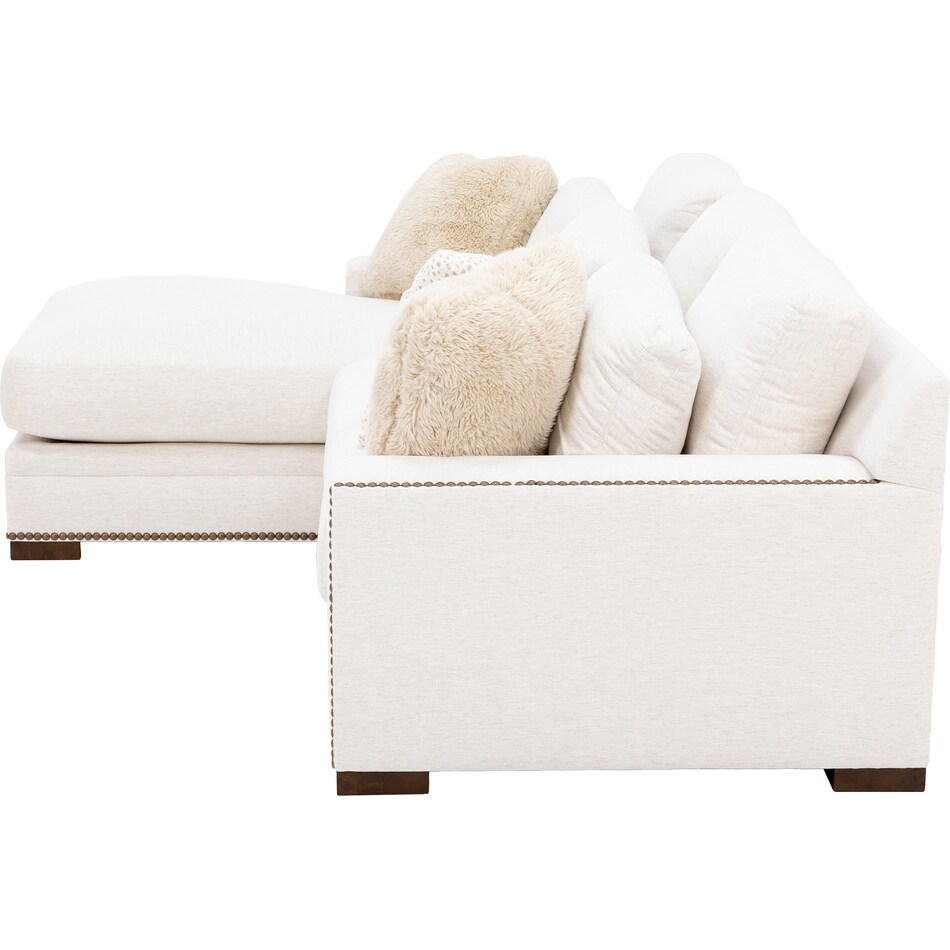 king hickory white sta fab sectional pieces pkg  