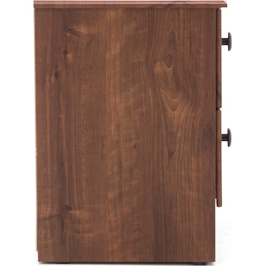 Essentials Two Drawer Nightstand