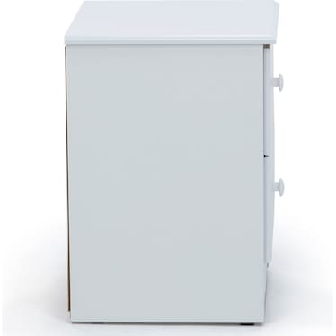 Essentials White Nightstand